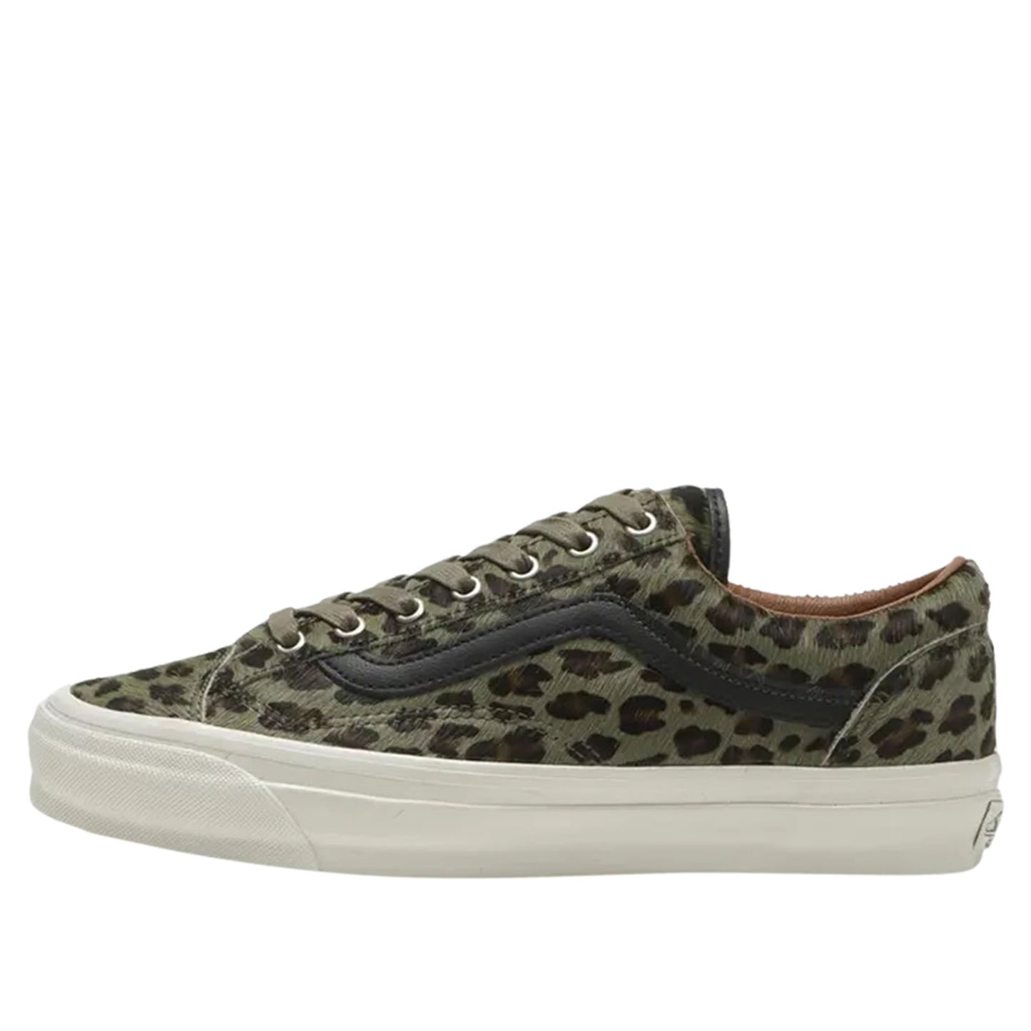VN000EHDOLV Vans Premium Old Skool 36 Pony Cheetah Olive