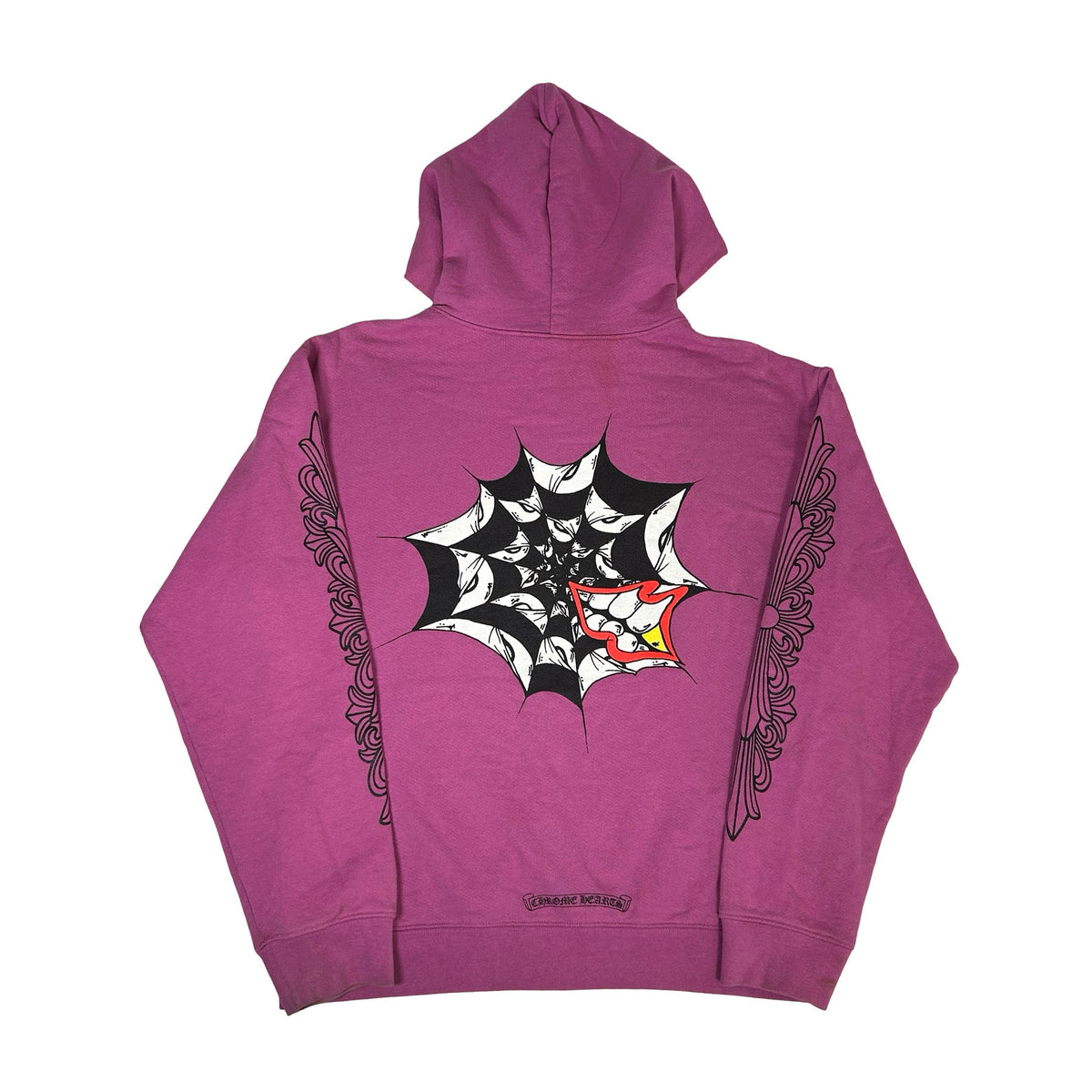 Chrome Hearts Matty Boy Spider Web Hoodie Purple [Used] - M (Used)