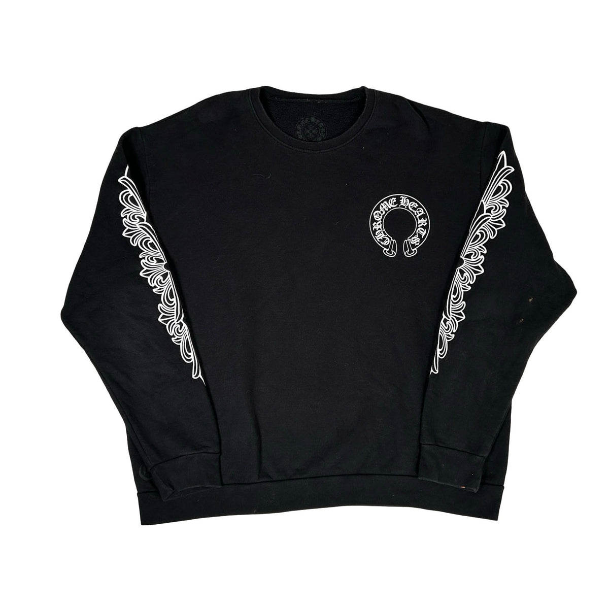 Chrome Hearts Horseshoe Crewneck Black [USED] - L (Used2)