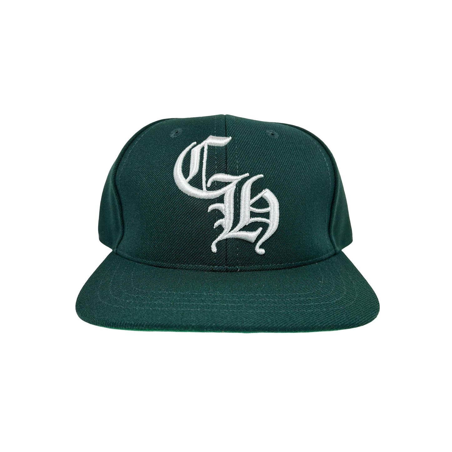 Chrome Hearts Green 6 Panel Baseball Cap