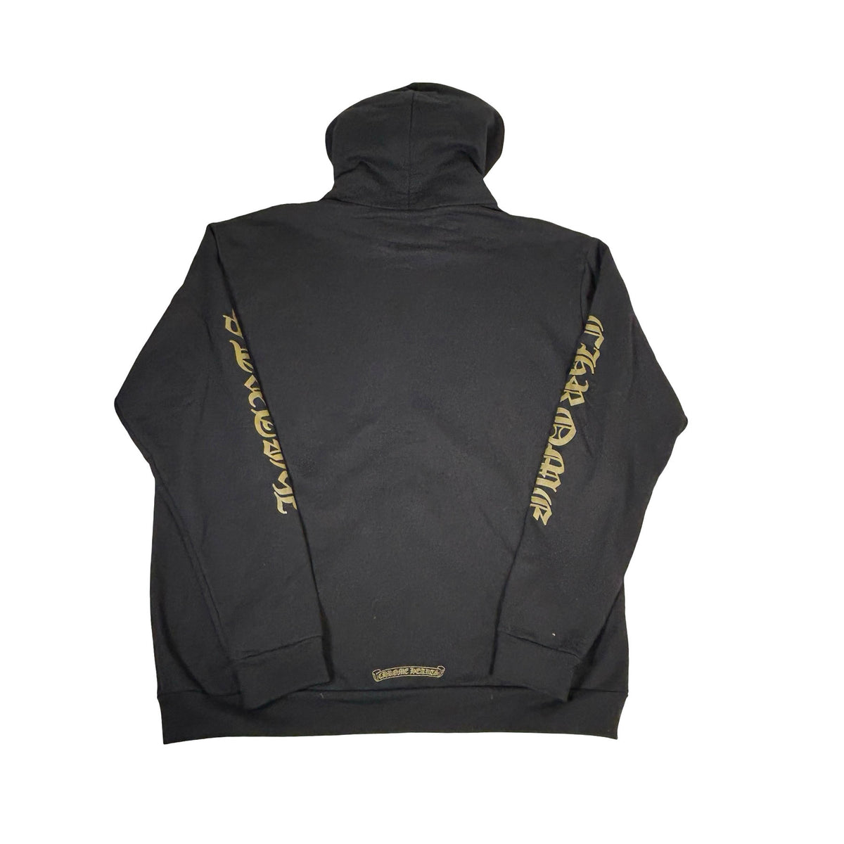 Chrome Hearts Vertical Logo Zip Up Hoodie Black Army Green [USED] - XL (Used)