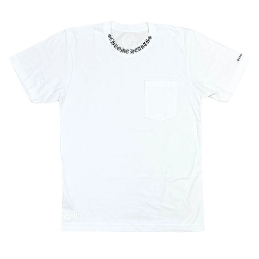 Chrome Hearts Neck Logo Pocket T-shirt White