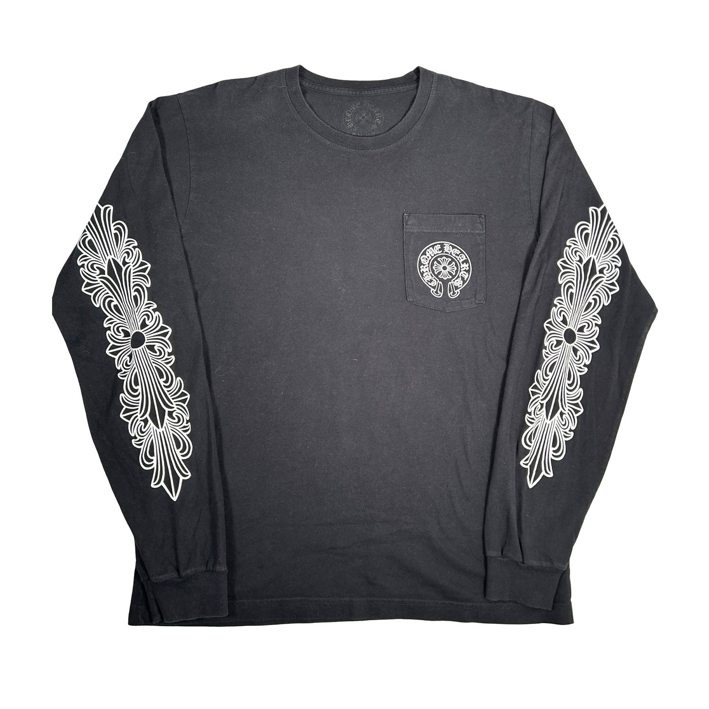 Chrome Hearts Miami Exclusive L/S T-Shirt Pocket Tee Black [USED] - L (Used)