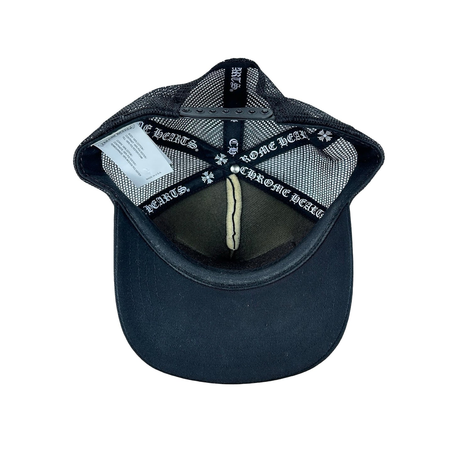 Chrome Hearts CH New York City Trucker Hat Black/Black [USED]
