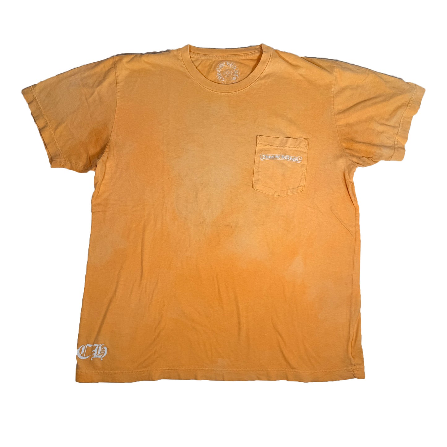 Chrome Hearts Miami Exclusive Dagger Pocket Tee Orange [USED] - L (Used)