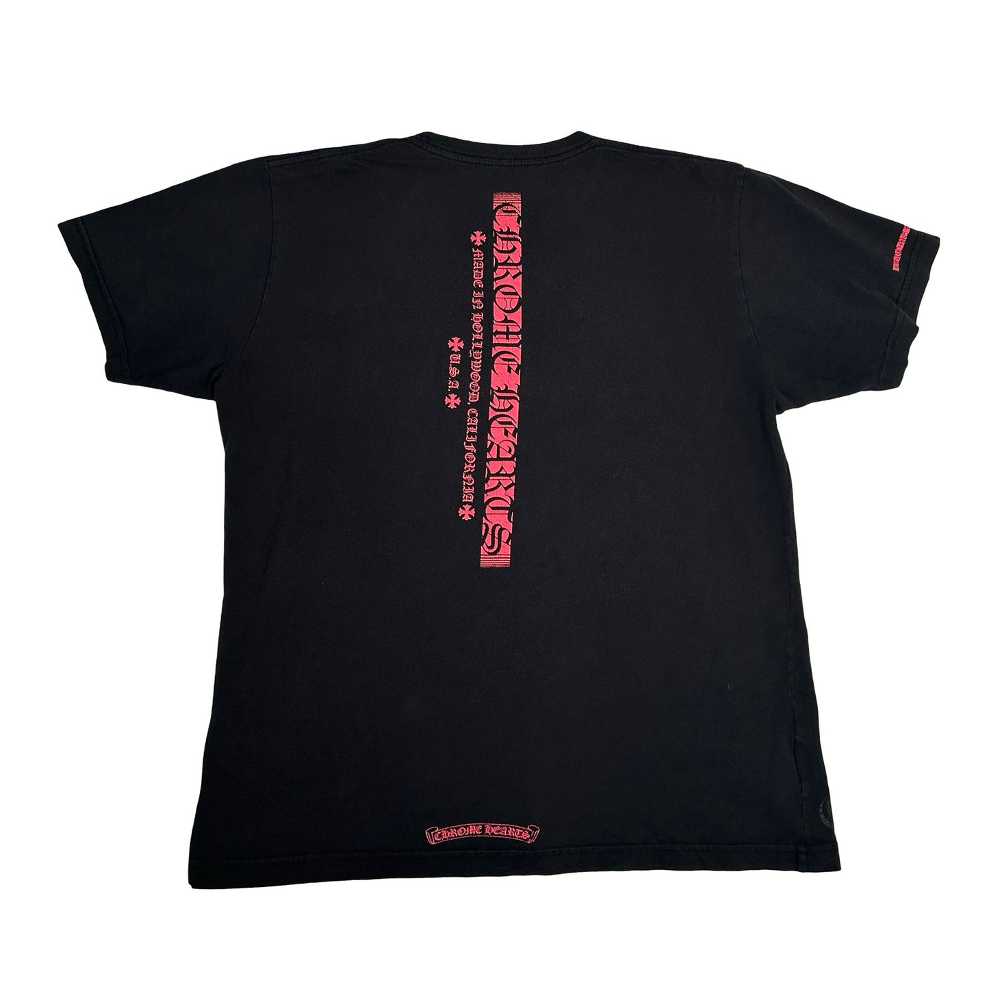 Chrome Hearts Hollywood T-Shirt Black/Pink [USED] - L (Used)