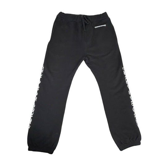Chrome Hearts Logo Sweatpants Black [USED] - M (Used2)