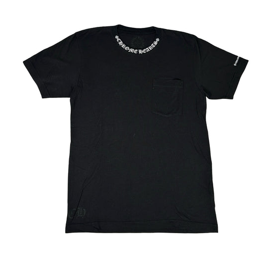 Chrome Hearts Short Sleeve Pocket Crew T-shirt Black [USED] - M (Used)
