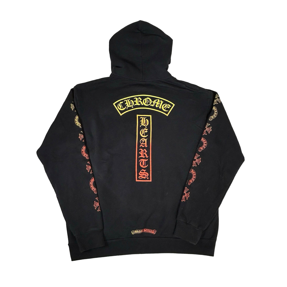 Chrome Hearts Black Sunset Gradient T-Bar Hoodie [USED] - M (Used)