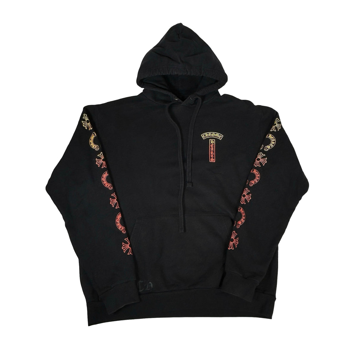 Chrome Hearts Black Sunset Gradient T-Bar Hoodie [USED] - M (Used)