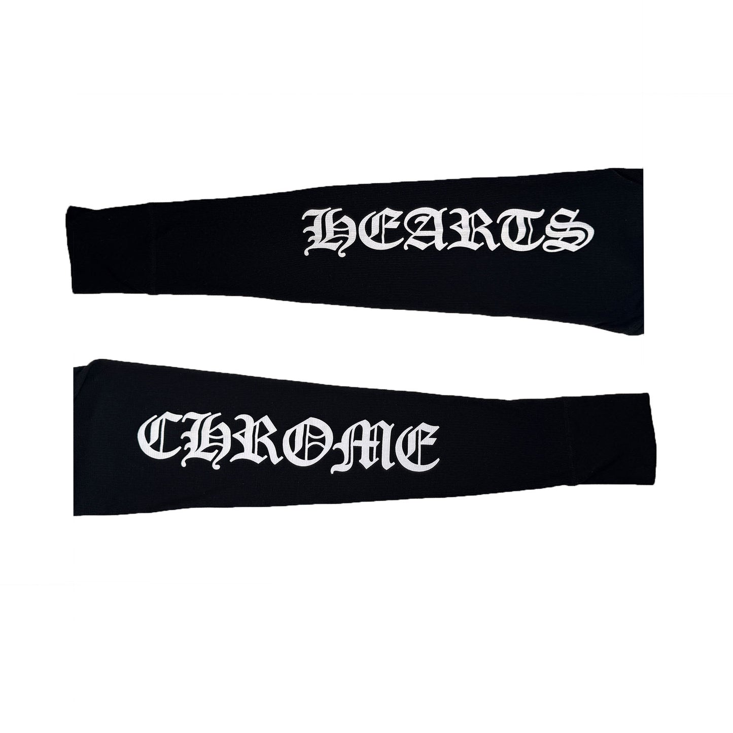 Chrome Hearts Scroll Logo Long-Sleeve Thermal T-Shirt Black [USED] - L (Used)