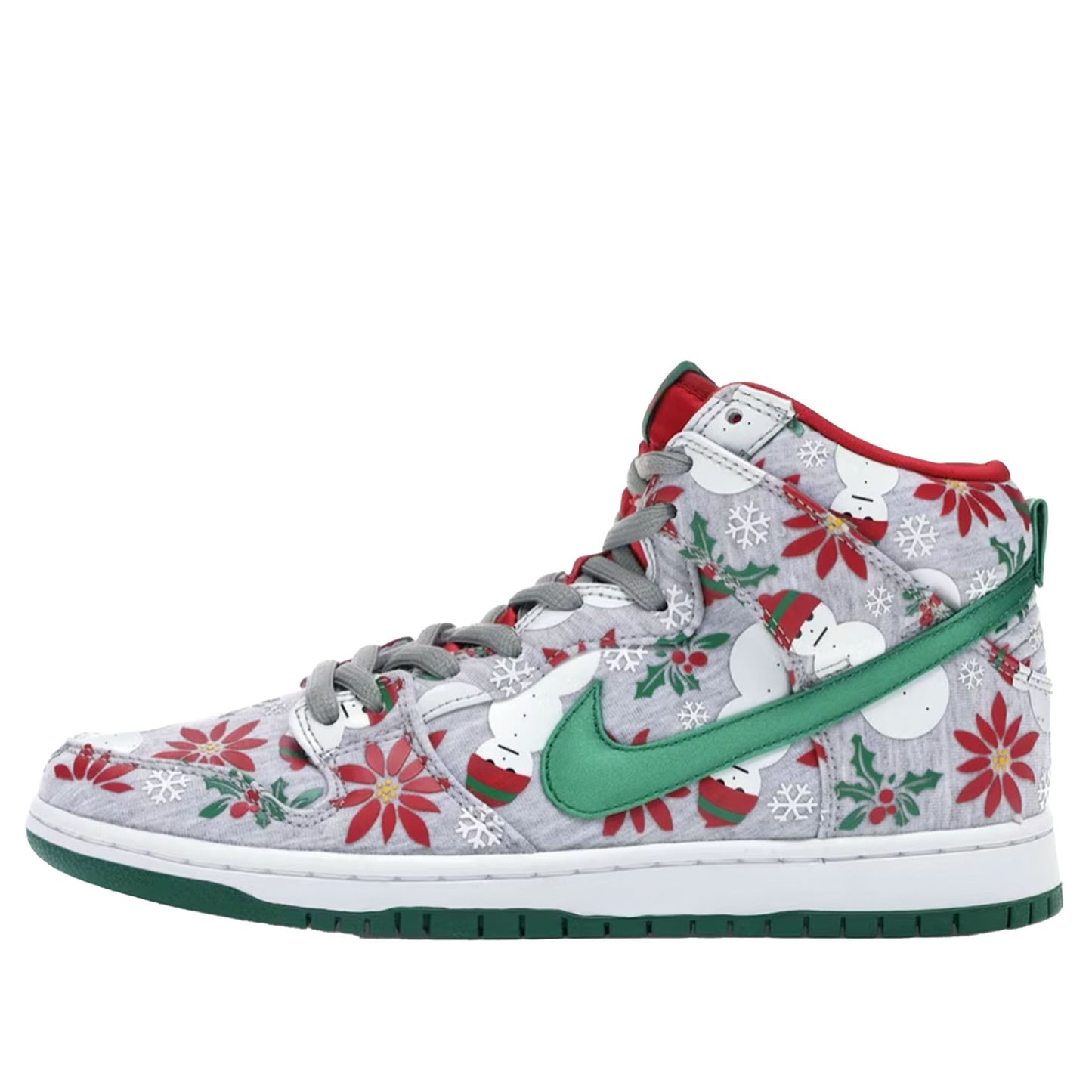 635525 036 Nike SB Dunk High Concepts Ugly Christmas Sweater Grey
