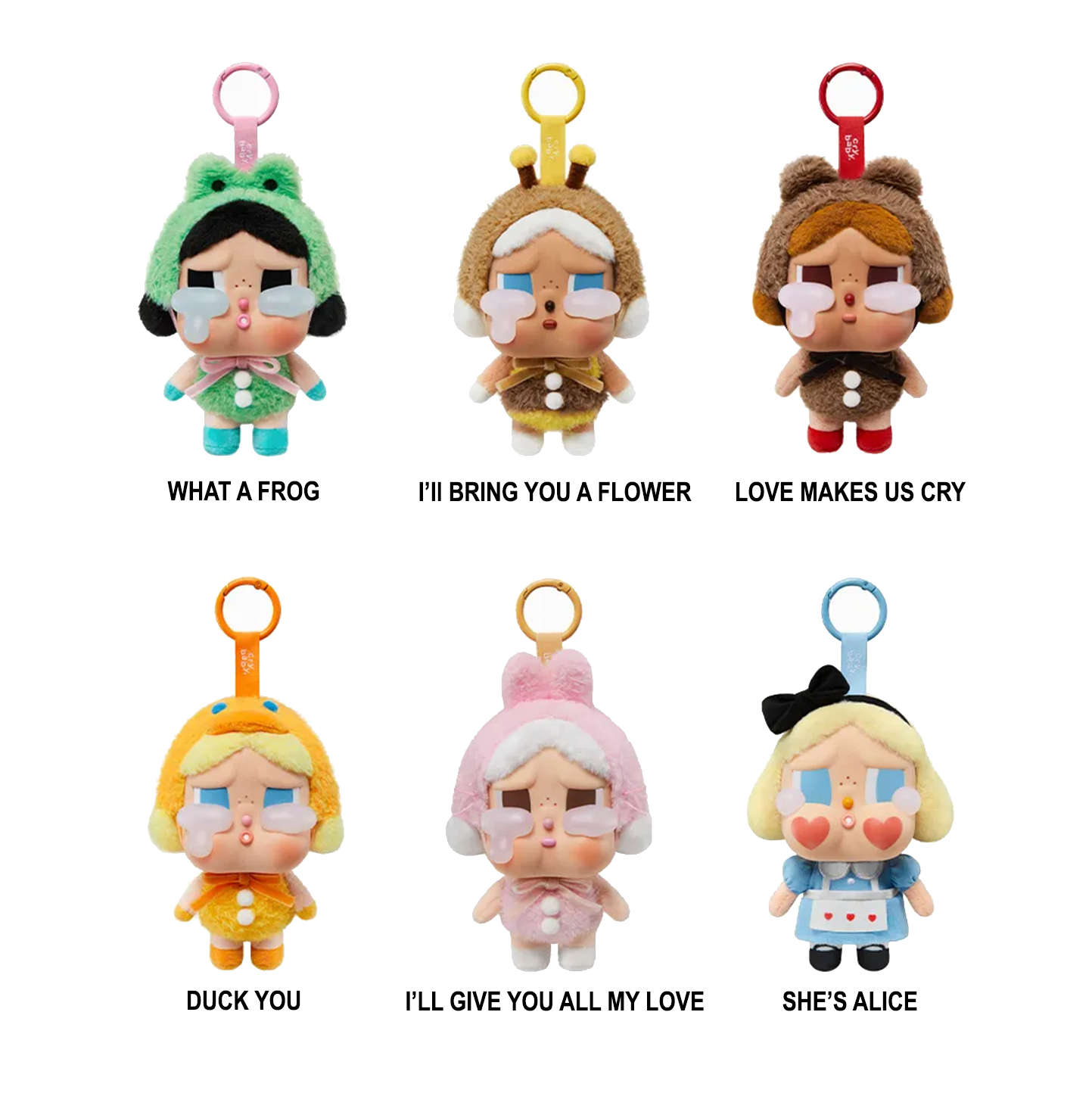 Pop Mart CryBaby Crying Again Series Vinyl Face Plush