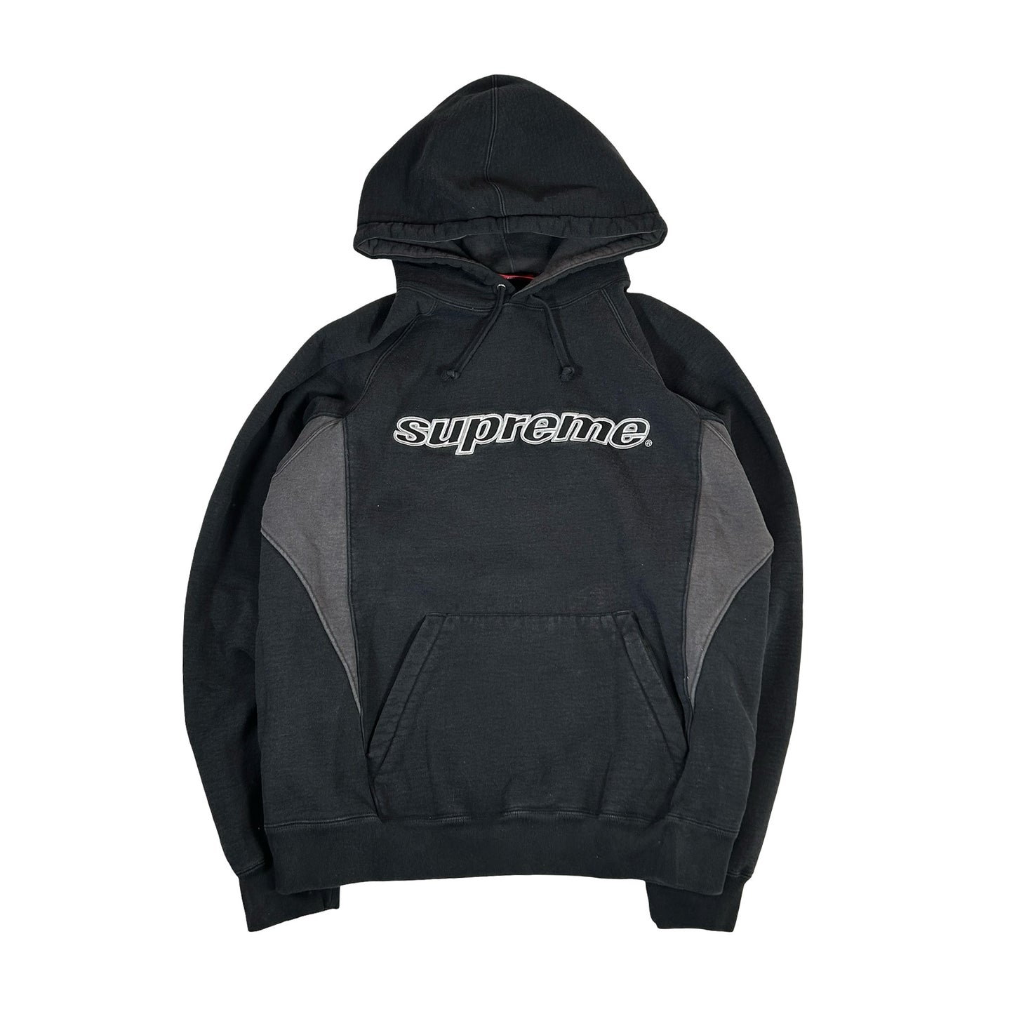 Supreme Division Hooded Sweatshirt Black [USED] - L (Used)