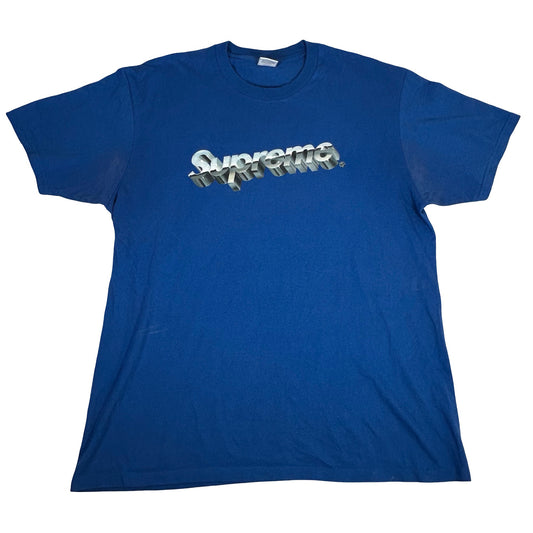 Supreme Chrome Logo Tee Royal [USED] - L (Used)