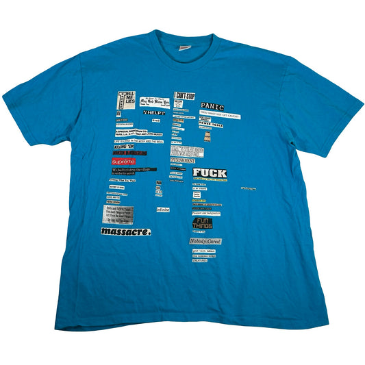 Supreme Cutouts Tee Bright Blue [USED] - XL (Used)