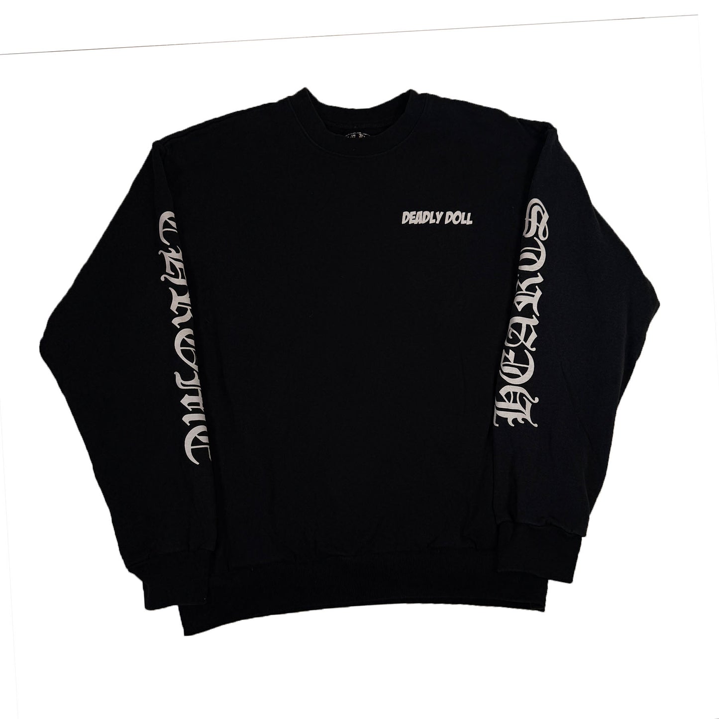 Chrome Hearts Jesse Jo Stark Deadly Doll Crewneck Black [USED] - L (Used)