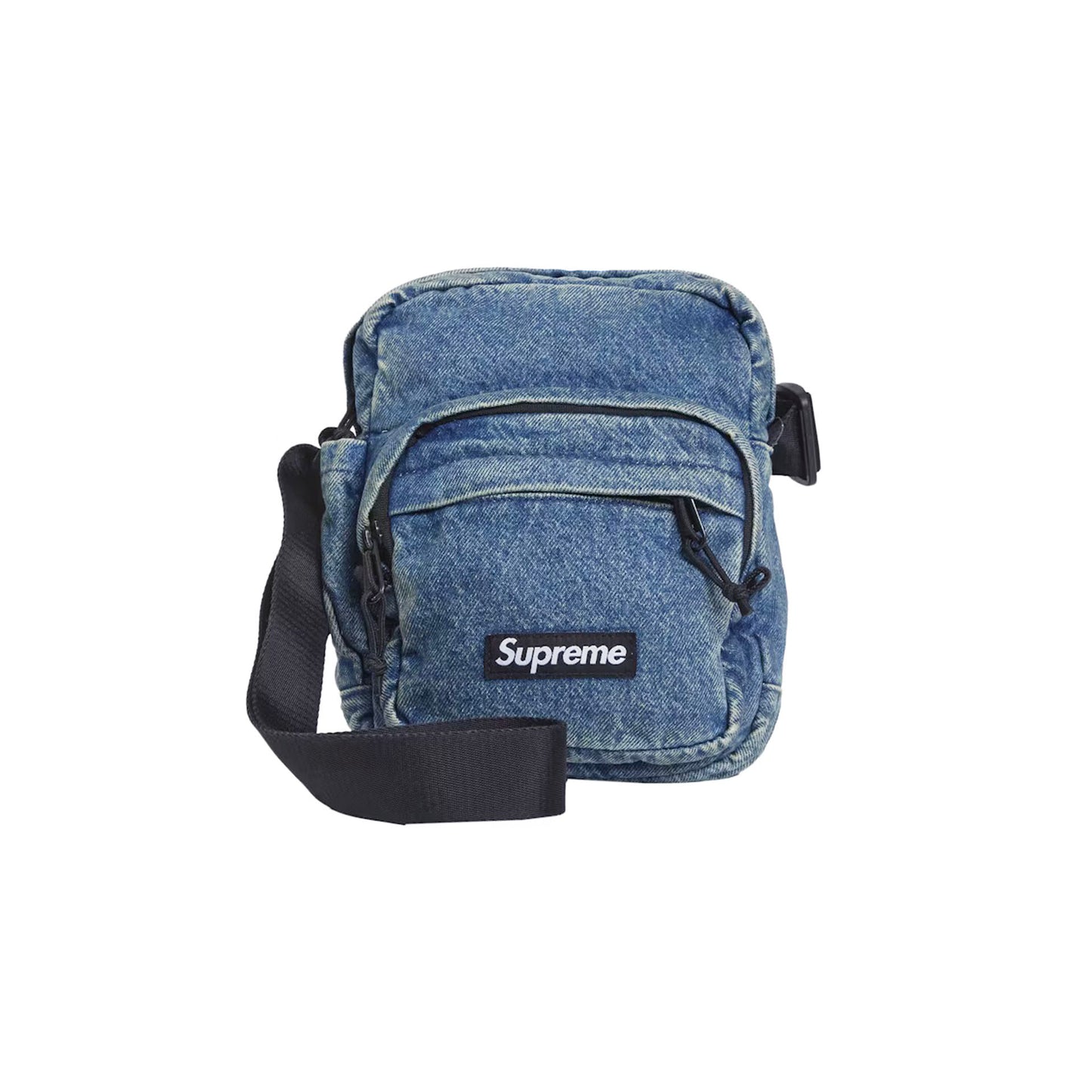 Supreme Denim Shoulder Bag Washed Indigo