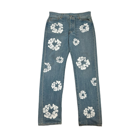 Denim Tears x Levi's Cotton Wreath Jean Light Wash [USED] - 36 x 34 (Used3)