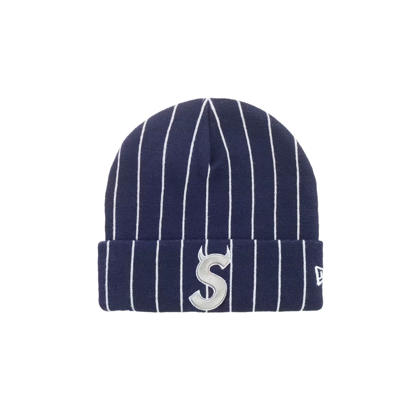Supreme New Era Devil S Logo Beanie Stripe