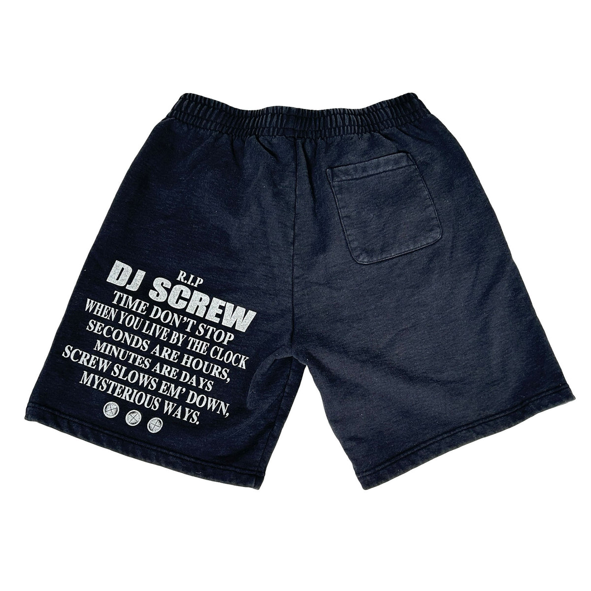 Supreme DJ Screw Sweatshort Black [USED] - S (Used)