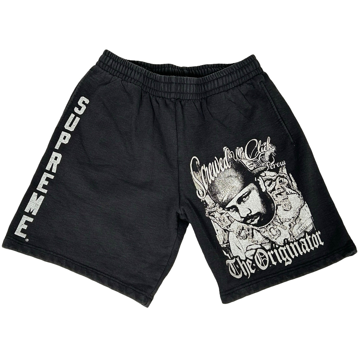 Supreme DJ Screw Sweatshort Black [USED] - S (Used)