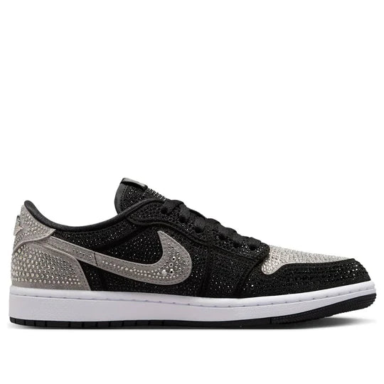 HM9208 001 Jordan 1 Retro Low OG Swarovski Stealth (Women's)