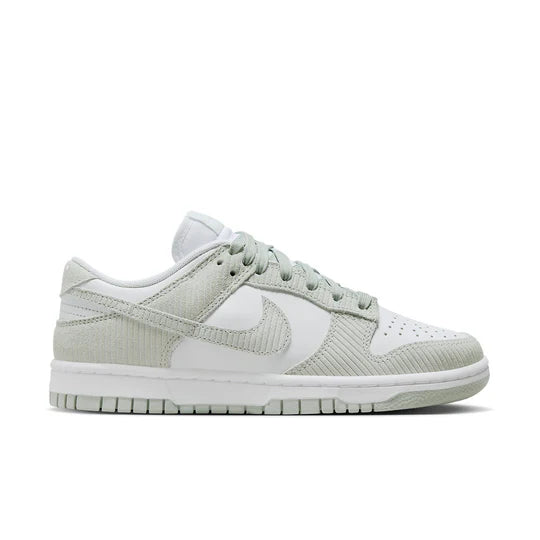 FN7658 100 Nike Dunk Low Light Silver Corduroy (Women's)