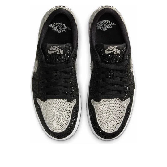 HM9208 001 Jordan 1 Retro Low OG Swarovski Stealth (Women's)