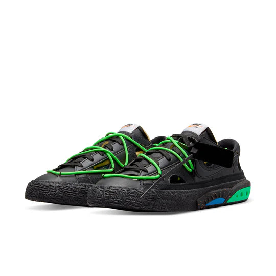 DH7863 001 Nike Blazer Low Off-White Black Electro Green