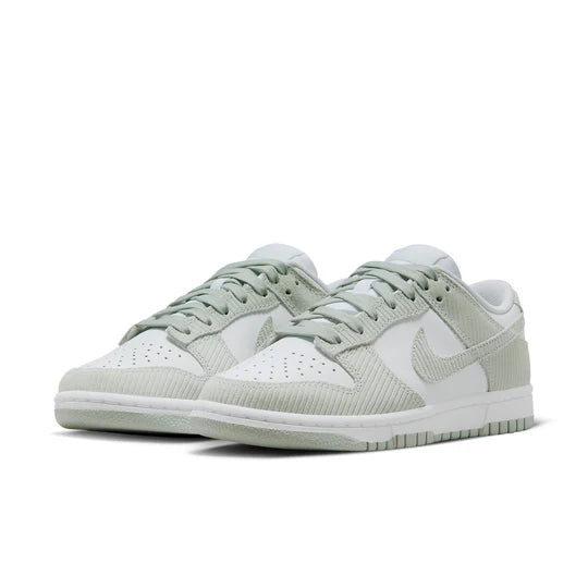 FN7658 100 Nike Dunk Low Light Silver Corduroy (Women's)