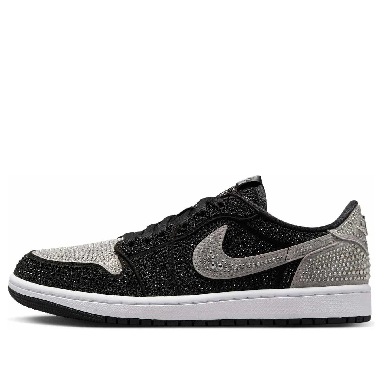 HM9208 001 Jordan 1 Retro Low OG Swarovski Stealth (Women's)