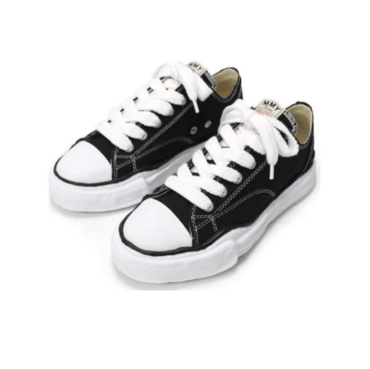 A01FW702 Maison Mihara Yasuhiro Hank OG Sole Canvas Low Black [CONDITIONAL] [NO BOX]