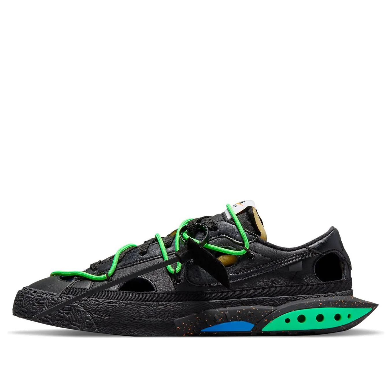 DH7863 001 Nike Blazer Low Off-White Black Electro Green