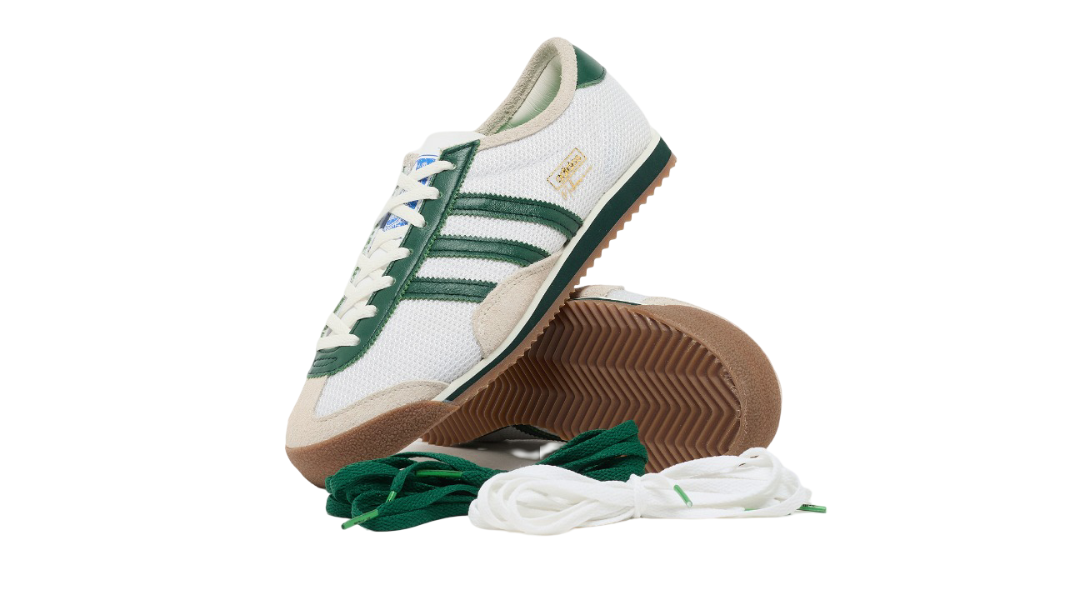 KJ4237 adidas Melbourne Up There White Dark Green