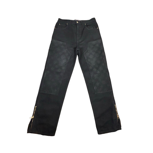 Louis Vuitton Monogram Carpenter Workwear Double Knee Pants [USED] - 30 (Used)