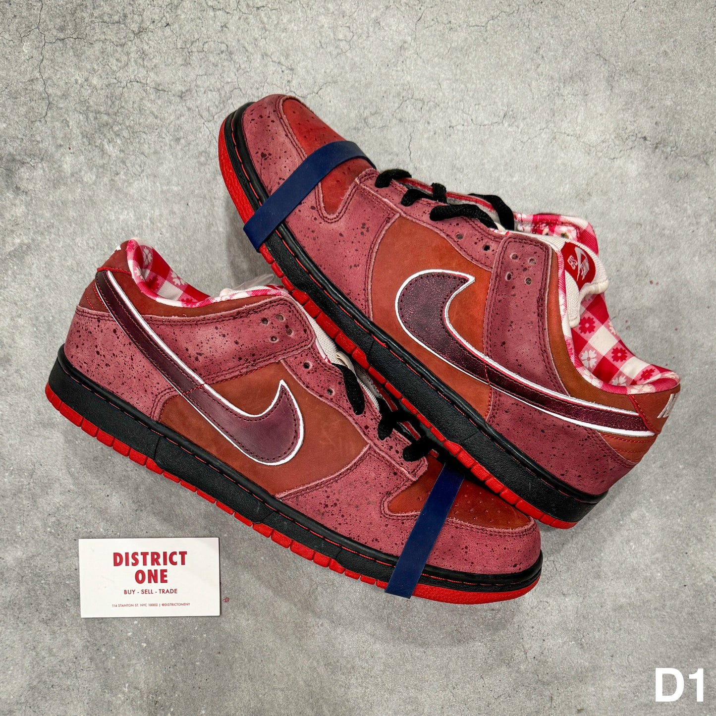 313170 661 Nike SB Dunk Low Concepts Red Lobster