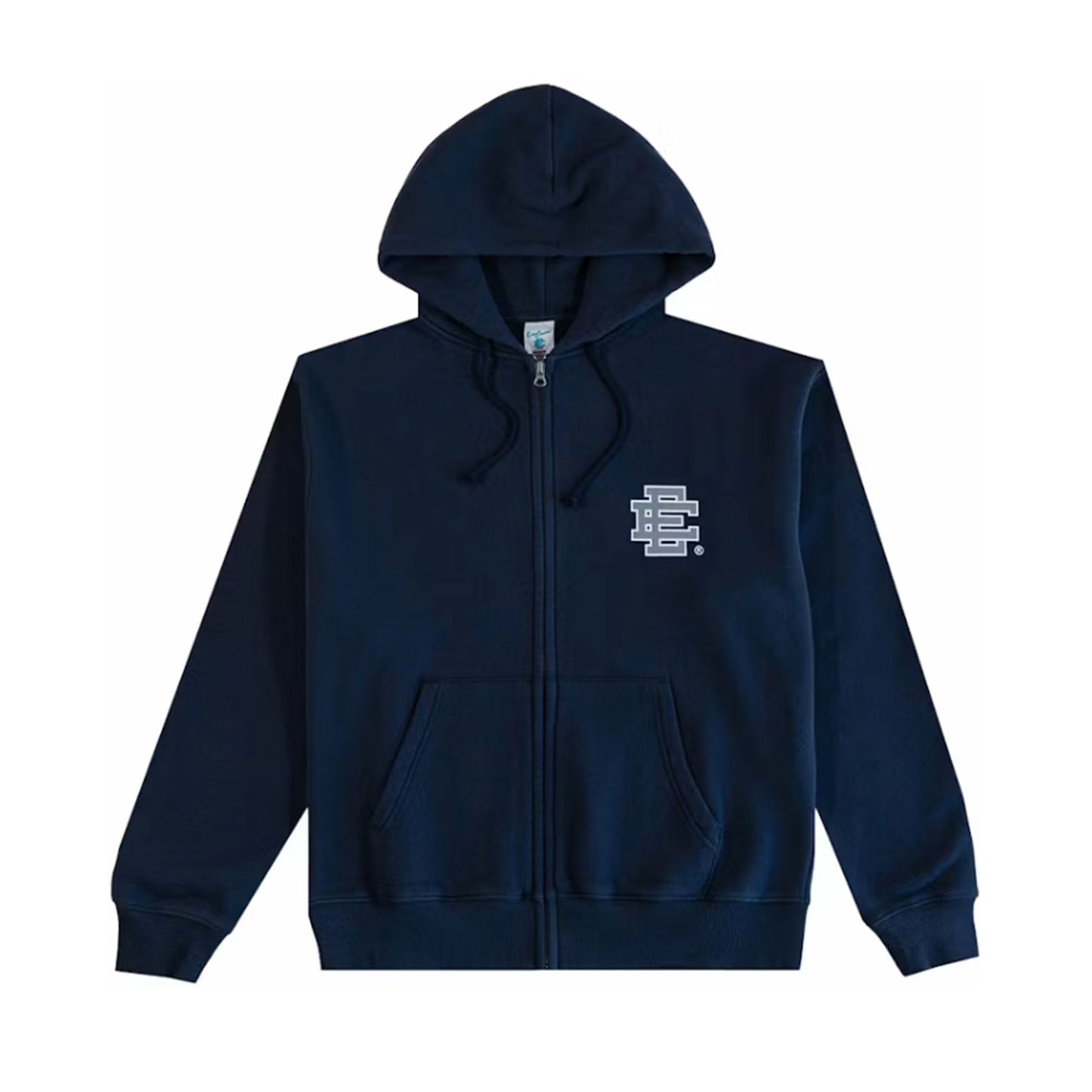 Eric Emanuel EE Basic/Core Zip-Up Navy/Grey [USED] - L (Used)