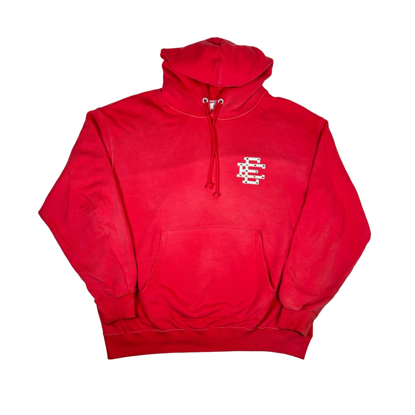Eric Emanuel EE Basic/Core Studded Hoodie Red [USED]- XL (Used)