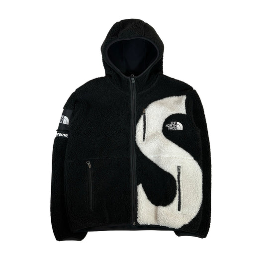 Supreme The North Face S Logo Fleece Jacket Black [USED] - S (Used)