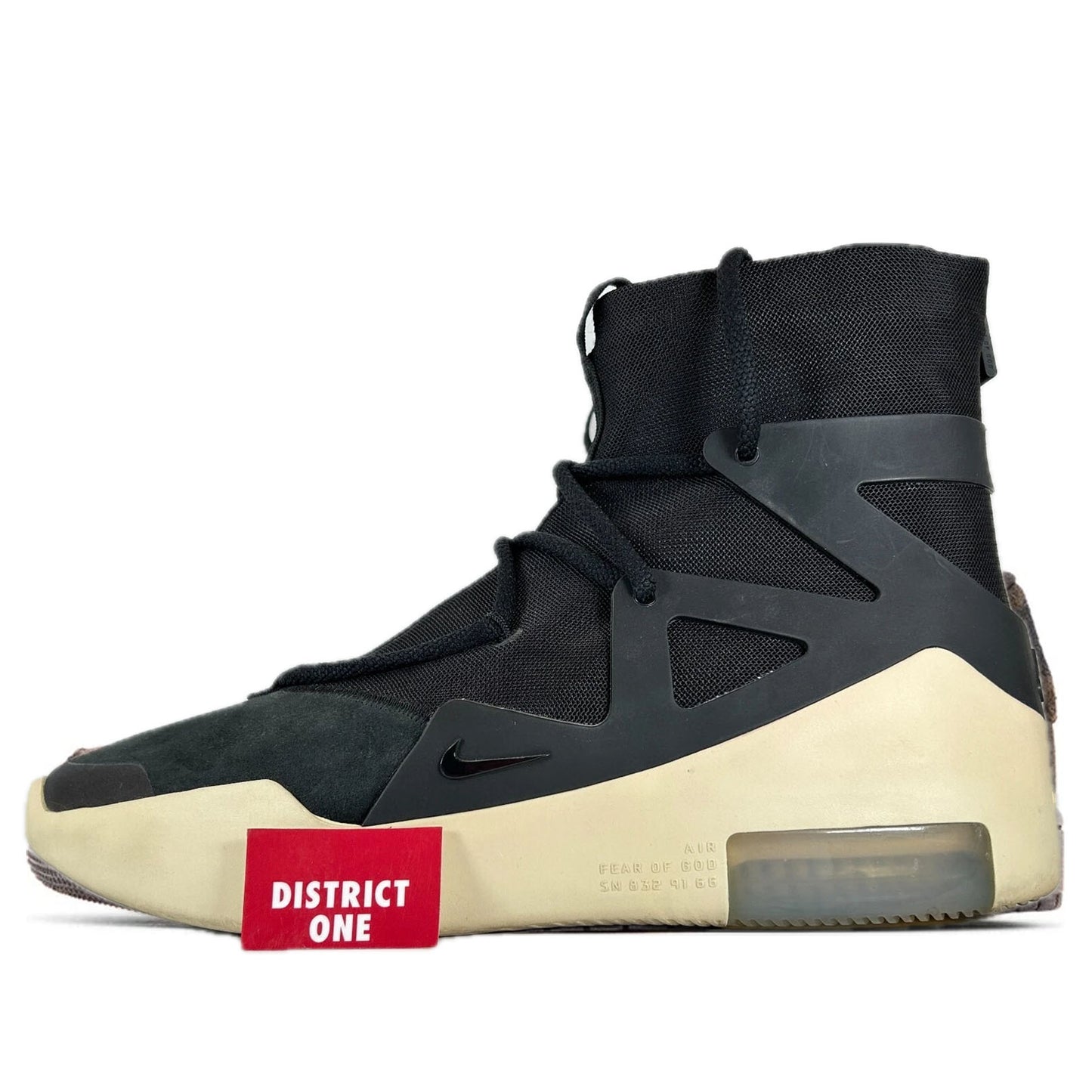 AR4237 001 Nike Air Fear Of God 1 Black [USED] - 11 M (Used)