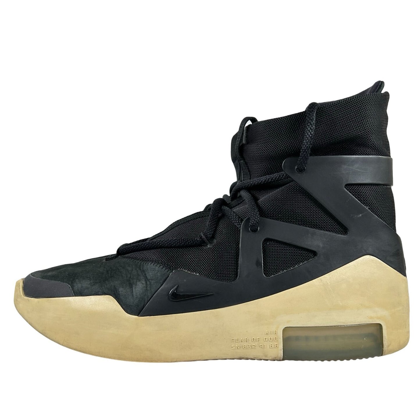 AR4237 001 Nike Air Fear Of God 1 Black [USED] - 8.5 M (Used) (Replace Box)