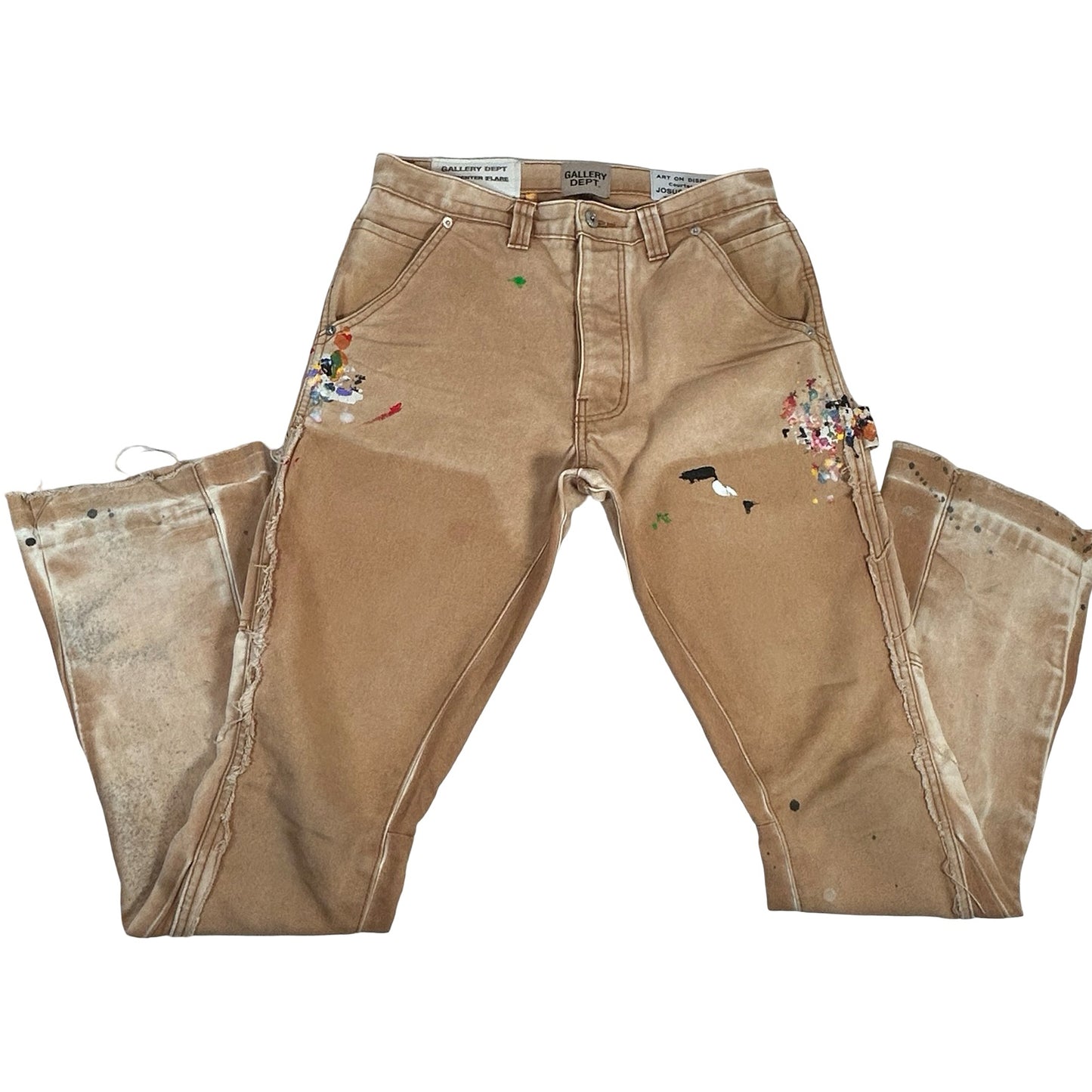 Gallery Dept. LA Flare Carpenter Jeans Tan [USED] - 30 (Used)