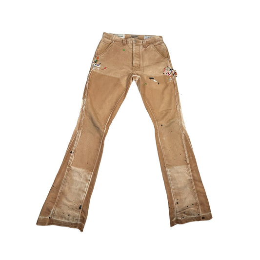 Gallery Dept. LA Flare Carpenter Jeans Tan [USED] - 30 (Used)