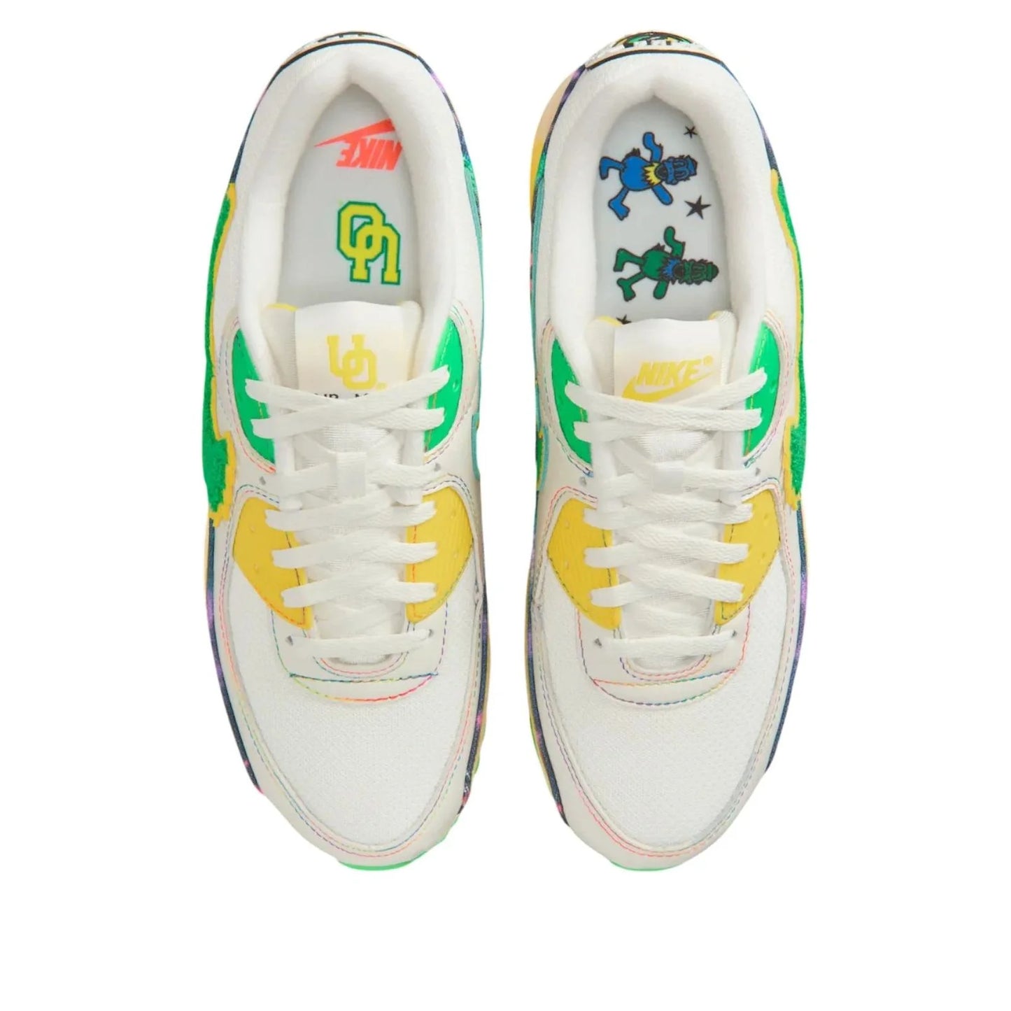 IM2511 100 Nike Air Max 90 Grateful Dead University of Oregon Grateful Ducks
