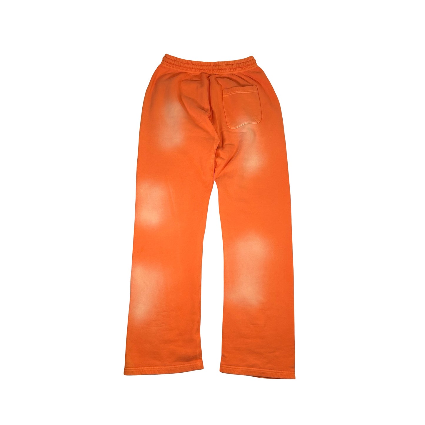 Hellstar Fire Orange Flare Bottom Sweatpants Orange Dye [USED] - M (Used)