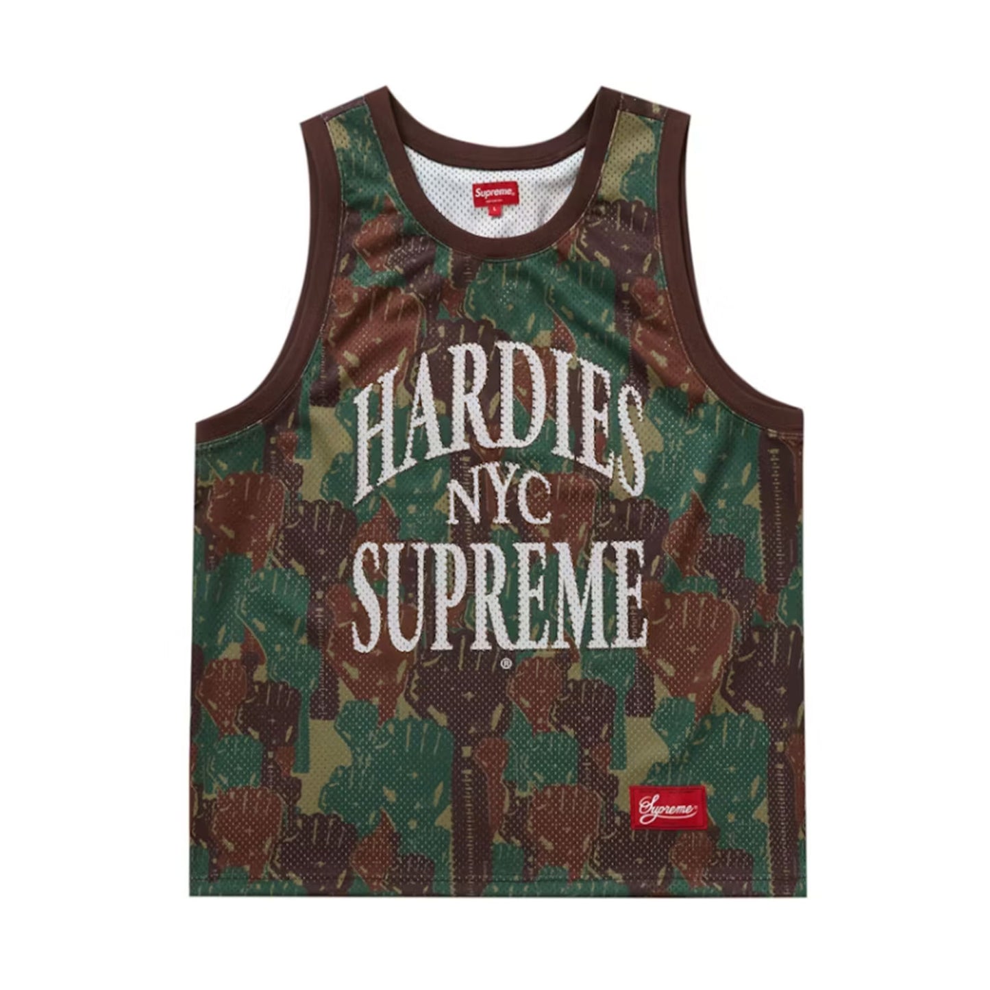 Supreme Camo Basketball Jersey Green [USED] - M (Used)