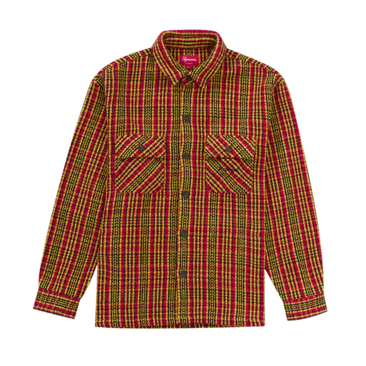 Supreme Heavy Flannel Shirt Gold [USED] - L (Used)