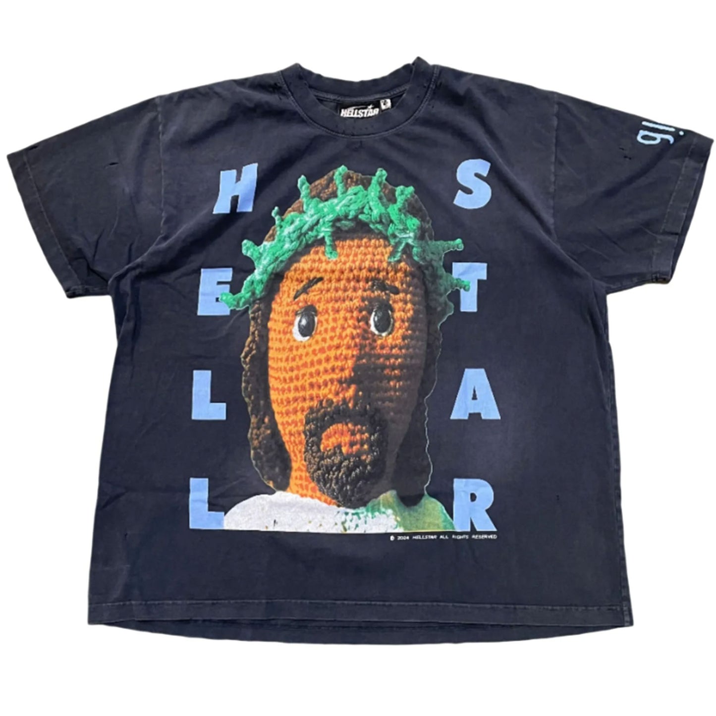 Hellstar Crochet Jesus Tee [USED] - XXL (Used)