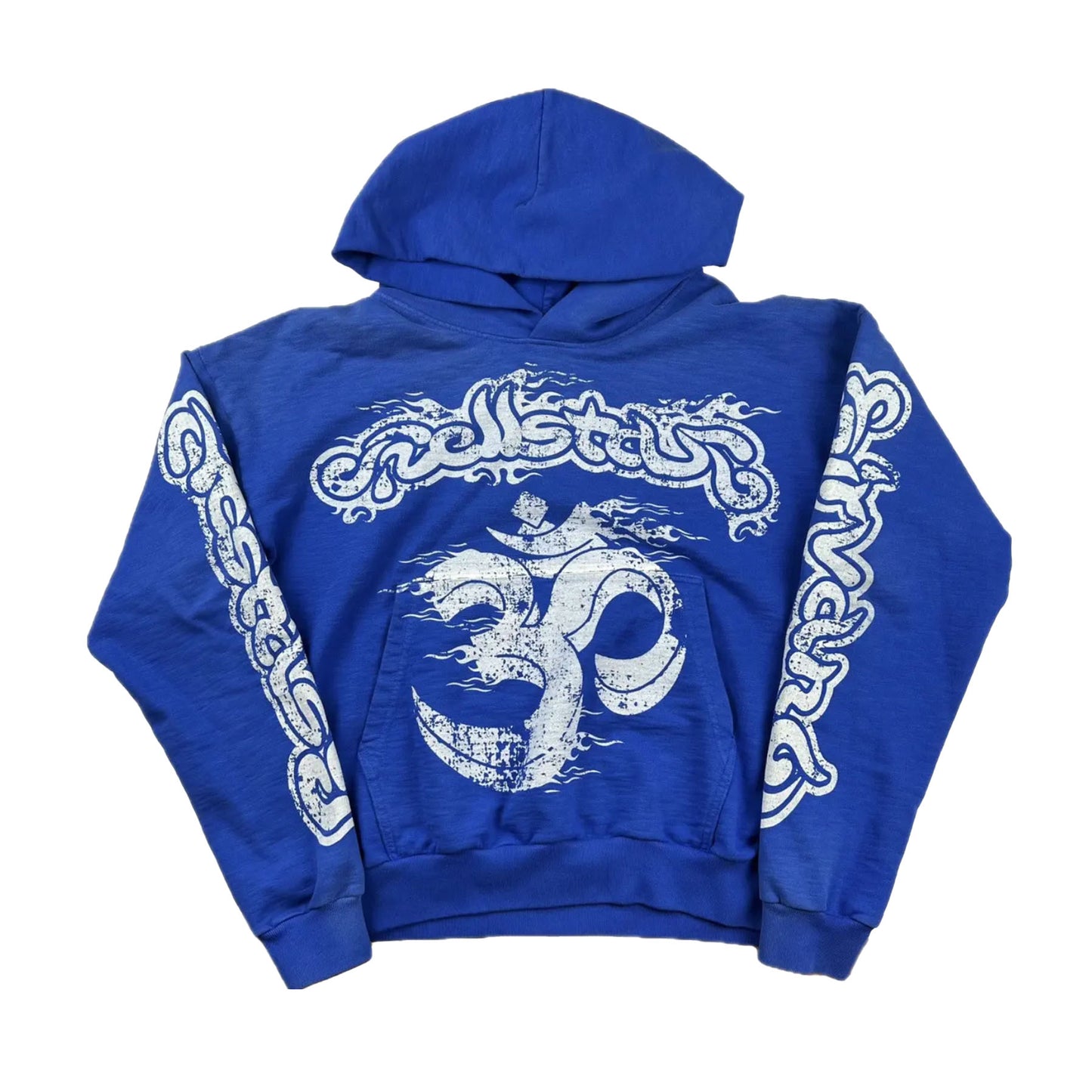 Hellstar Yoga Pullover Hoodie Blue [USED] - M (Used)